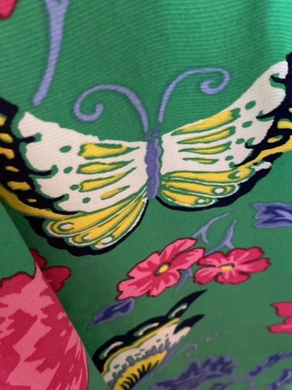 Talbots Dress 12 One Shoulder Large Retro Semi Formal Butterfly Wedding Guest - Picture 4 of 14